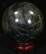 Flashy Labradorite Sphere - Great Color Play #32070-2